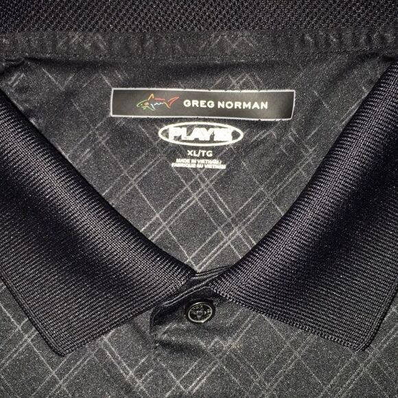 Navistar International Trucks Play Dry Shark Metal Tab polyester polo shirt XL - Picture 2 of 5